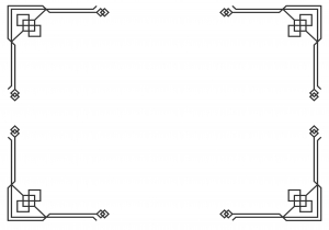 وکتور قاب عکس طرح خطی هندسی سیاه سفید .